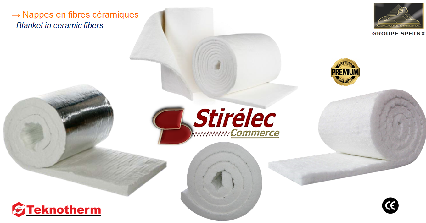 Image du produit Nappes isolantes en fibres céramiques