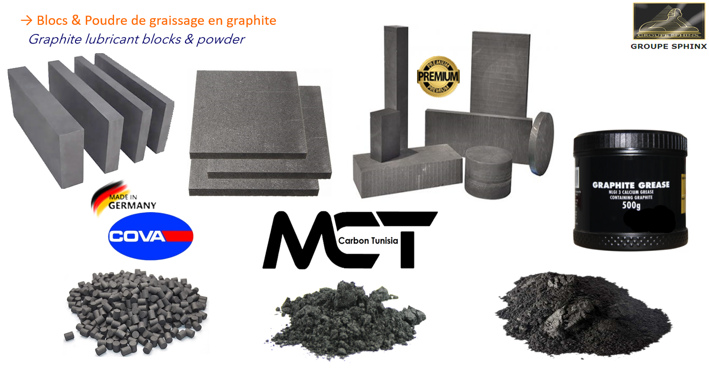 Image du produit Blocs & Poudre de graissage en graphite