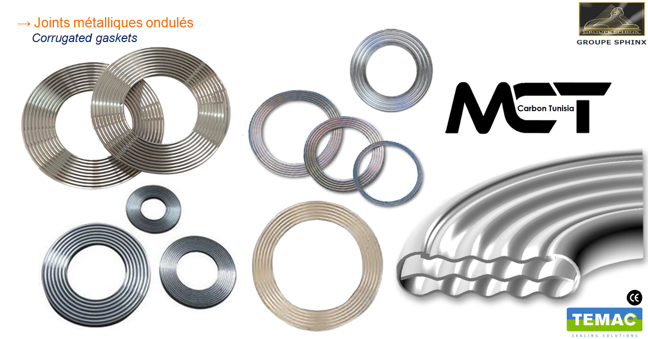 Image du produit Joints métalliques ondulés