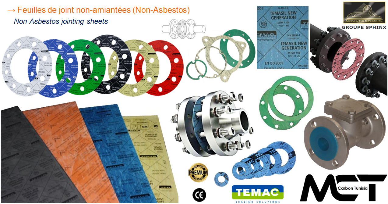 Image du produit Plaques  de joints sans amiante - Non-Asbestos (NA)