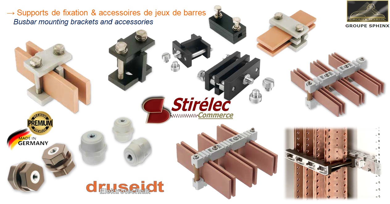 Image du produit Supports & accessoires de fixation de jeux de barres