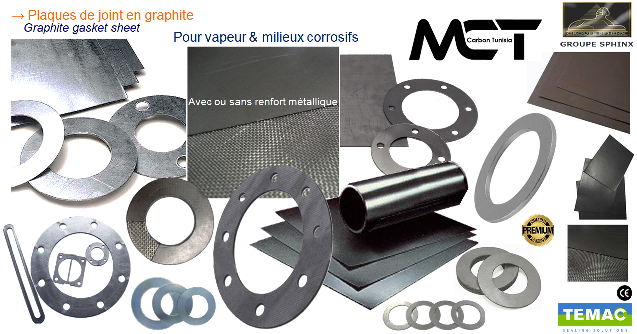 Image du produit Plaques de joint en graphite