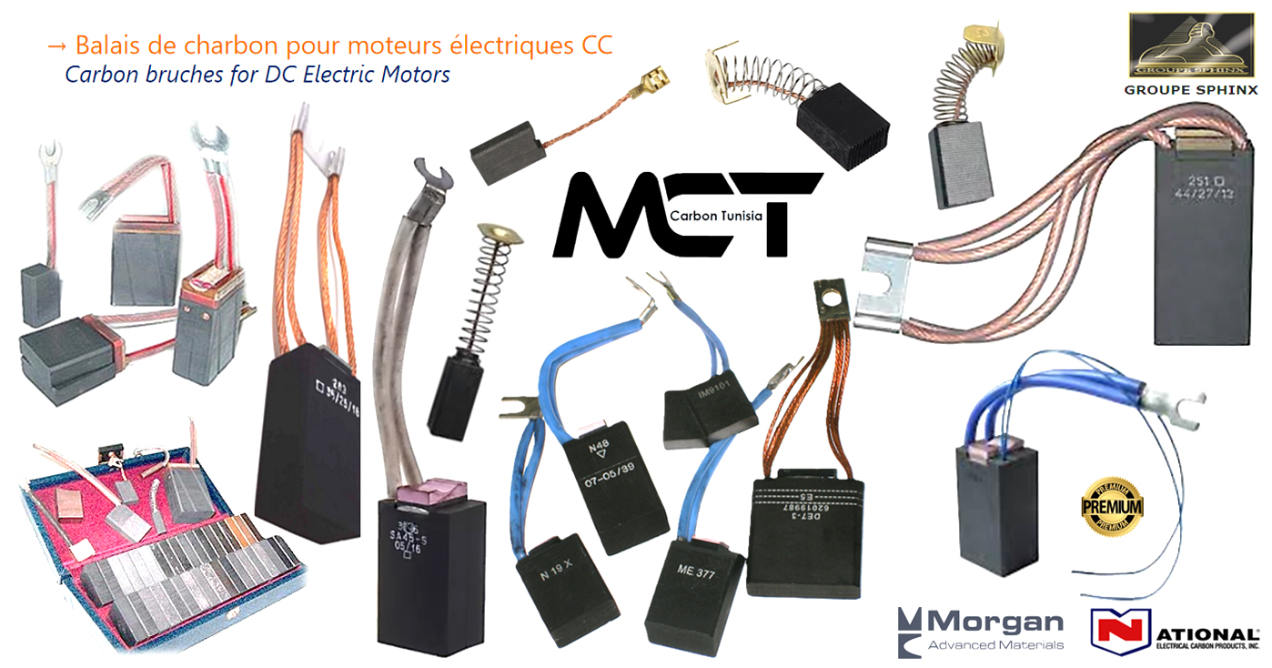 Image du produit Balais de charbon pour moteur à CC